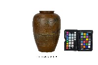 藏品(銅胎「拓南丸」捕鯨船紋漆瓶)的圖片