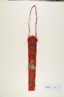 藏品(紅緞地盤金彩繡扇袋)的圖片