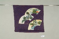 藏品(藏青棉地扇紋印花包袱巾)的圖片