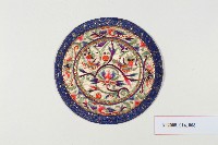 藏品(米白緞地盤金彩繡花卉看花片)的圖片
