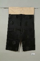 藏品(黑綢地提花大襠女褲)的圖片