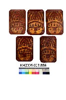 藏品(朱漆雕刻罩明原住民人形紋小碟組)的圖片