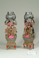 藏品(錫製壽燭臺一對-2)的圖片