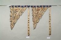 藏品(白緞地盤金繡龍紋旗)的圖片