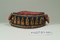 藏品(藏青棉地八仙金飾短圈帽)的圖片