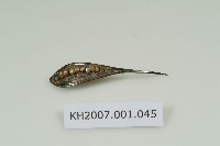 藏品(銀鑲珍珠蝙蝠簪)的圖片