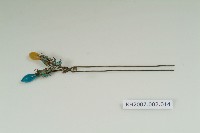 藏品(銀鎏金點翠龍紋釵)的圖片