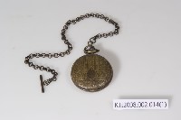 藏品(銅殼亞米加上發條式懷錶)的圖片