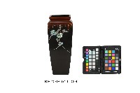 藏品(貝殼鑲嵌葛藤紋四方瓶)的圖片