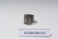 藏品(銀琺瑯蛙紋戒)的圖片