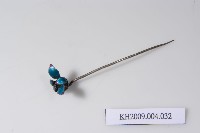 藏品(銀琺瑯蘭花簪)的圖片