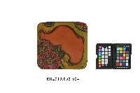 藏品(雕刻彩繪花卉紋方形漆盒)的圖片