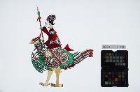 藏品(皮影戲偶全身女騎-道姑騎禽鳥)的圖片