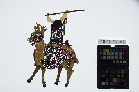藏品(皮影戲偶左男騎-老將軍騎鹿（偶身）)的圖片