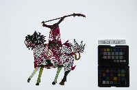 藏品(皮影戲偶右男騎-道長騎麒麟（偶身）)的圖片