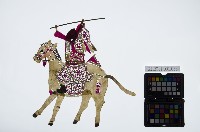 藏品(皮影戲偶右男騎-將軍騎馬（偶身）)的圖片