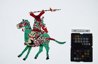 藏品(皮影戲偶右男騎-道士騎馬（偶身）)的圖片