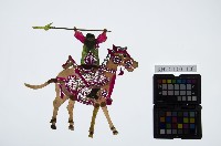藏品(皮影戲偶右男騎-武生騎馬（偶身）)的圖片