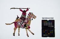 藏品(皮影戲偶右男騎-武生騎馬（偶身）)的圖片