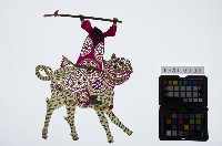 藏品(皮影戲偶右男騎-道長騎老虎（偶身）)的圖片