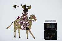 藏品(皮影戲偶右男騎-武生騎馬（偶身）)的圖片