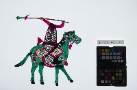 藏品(皮影戲偶男騎-武淨騎馬（偶身）)的圖片