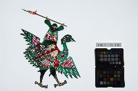藏品(皮影戲偶女騎-道姑騎禽鳥（偶身）)的圖片