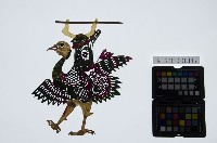 藏品(皮影戲偶女騎-道姑騎禽鳥（偶身）)的圖片