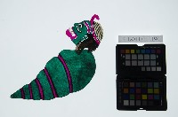 藏品(皮影戲全身偶-人頭螺身精怪)的圖片