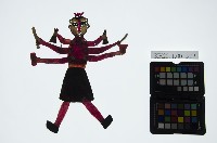 藏品(皮影戲全身偶-六手妖怪)的圖片