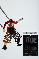 藏品(皮影戲簽桿立身偶-武將（偶身）)的圖片