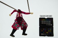 藏品(皮影戲簽桿立身偶-武林人士（偶身）)的圖片