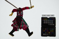 藏品(皮影戲簽桿立身偶-武將（偶身）)的圖片