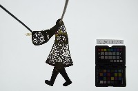 藏品(皮影戲簽桿立身偶-土地公（偶身）)的圖片