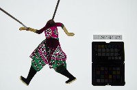 藏品(皮影戲簽桿立身偶-武將（偶身）)的圖片