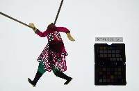 藏品(皮影戲簽桿立身偶-武將（偶身）)的圖片