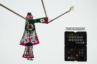 藏品(皮影戲簽桿立身偶-老彩旦（偶身）)的圖片