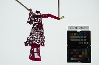 藏品(皮影戲簽桿立身偶-女將（偶身）)的圖片