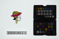 藏品(皮影戲偶頭-武旦)的圖片