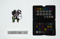 藏品(皮影戲偶頭-小旦)的圖片