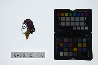 藏品(皮影戲偶頭-旦)的圖片