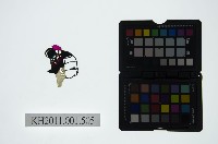 藏品(皮影戲偶頭-小旦)的圖片