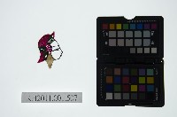 藏品(皮影戲偶頭-武生)的圖片