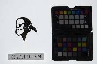 藏品(皮影戲偶頭-丑)的圖片