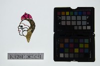 藏品(皮影戲偶頭-丑)的圖片