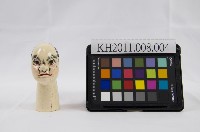 藏品(布袋戲偶-武將頭木偶頭)的圖片