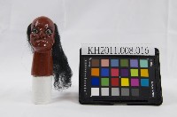 藏品(布袋戲偶-鬼怪頭木偶頭)的圖片