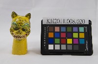 藏品(布袋戲偶-鬼怪頭木偶頭)的圖片