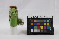 藏品(布袋戲偶-鬼怪頭木偶頭)的圖片