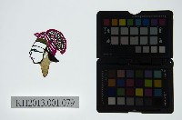 藏品(皮影戲偶頭-旦)的圖片